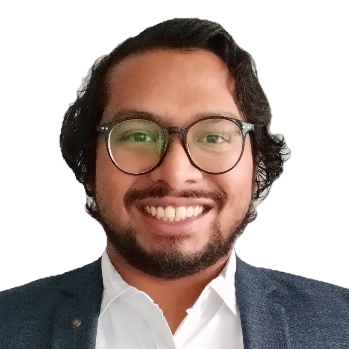 Portrait of Ash Gaikwad, smiling